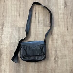 Y2K Wild Fable Black Fringe Shoulder Bag Country Gothic Grunge Handbag Clutch